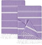 Utopia Towels 2er-Pack Hamamtuch Strandtuch Groß 100x180 cm Saunatuch aus 100% Baumwolle...