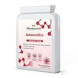 Astaxanthin AstaPure® Öl (42 mg) – 60 Weichgelkapseln – hochwertiges Hämatococcus Pluvialis...