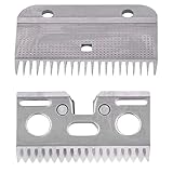 Yctze Premium 2-teilige Schermesser mit 21 Zähnen – Hartmetall-Abriebfestigkeit, Ersatzklingen...