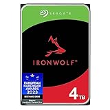 Seagate IronWolf 4 TB interne Festplatte, NAS HDD, 3.5 Zoll, 5400 U/Min, CMR, 64 MB Cache, SATA 6...
