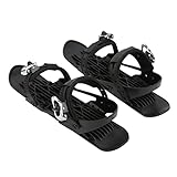 fansheng Mini Short Ski Skates, Tragbare verstellbare Snowskate Snowblades Skiboards für Erwachsene...