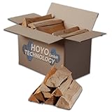 Trockenes Smokerholz für Pizzaofen, Smoker, Grill 30 kg Birke - 33 cm Scheite - Schnellentzündend...