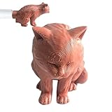 Lustiger Zahnpasta-Spender – Badezimmer-Zubehör für Katzen – Deckel für Zahnpasta – für...