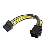 Aukson R10 6 Pin auf 8 Pin PCIE PCI Express Grafikkarte Stromkabel Adapter Strom Kabel, PCI-E...