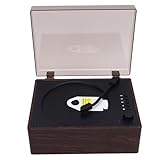 Fockety Tragbarer CD -Player, Retro -Fernbedienungskoffer Bluetooth 5.0 mit Integrierten 2 Stereo...