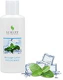 Schupp - Massage-Lotion Frische Minze - 200ml - Massage-Creme für gute Gleitfähigkeit - sanft...