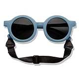 BABYMOCS Baby Sonnenbrille 0-1,5 Jahre BIOPLASTIK & POLARISIERT I Runde Sonnenbrille Baby Jungen &...