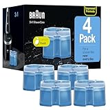 Braun Clean & Renew Reinigungskartusche CCR, 4 Count (Verpackung können variieren)