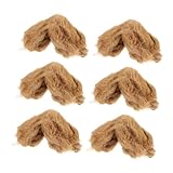 VICASKY 6 Stück Natürliche Jute Feuerstarter Tragbar Leicht Entzündbar Für Camping Grill Outdoor...