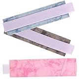 FIXOSHEE 3Stücke Teiliges Elastischer Stifthalter für Notizbuch PU Stifthülle Marmorfarben für...