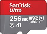 SanDisk Ultra Android microSDXC UHS-I Speicherkarte 256 GB + Adapter (Für Smartphones und Tablets,...