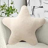YISKY Stern Plüsch Kissen für Kinder, Flauschiges Stern Dekokissen für Wohnzimmer, Sofa und...