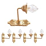 Hohopeti Kleiner Wandleuchten 5 Stück für Mikro Landschaftsmodelle Filigrane Miniaturlampen zur...