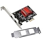 Dual-Port PCIe Gigabit Netzwerkkarte PCI Express Gigabit Ethernet Adapter mit Intel 82575/6 Ports...