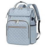 WQCMH Laptop-rucksack Frauen 17 Zoll, Großer Laptop-rucksack Weit Offen, College-schulrucksack,...