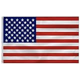 USA FLAG American Flag 3x5 FT- Amerikanisch Flagge USA Fahne Indoor/Outdoor Quality Polyester with...