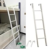 Etagenbettleiter für Kinder und Erwachsene, Metall, 114,3–180,3 cm, verstellbare Trittleiter für...