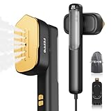 FEPPO Steamer Dampfglätter, 110-240V Dual Voltage Reise Dampfglätter, 2 in1 Tragbarer Handheld...