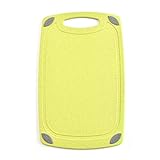 ETZRYSYB Schneidebrett Küche Kunststoff Multifunktional Rutschfest Schneidebrett mit Saftrille...