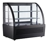 METRO Professional Kühlvitrine GCV1100, Kunststoff/Glas, 70.5 x 47.2 x 68.7 cm, für Gastronomie, 2...