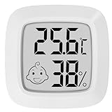 OPPERD Mini Thermo-Hygrometer Thermometer, Digitales Zimmerthermometer, Indoor-Thermo-Hygrometer,...