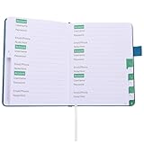 HAPINARY Kleiner Telefonbuch Adressorganizer A6 aus Kunstleder Tragbares Taschen Adressbuch mit...