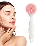 Fulenyi Gesichtsreinigungsbürste für die Haut, manuelle Waschbürste aus Silikon für die Haut –...