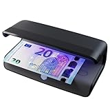 Safescan 55 LED Geldscheinprüfgerät mit ultrastarkem UV-Licht - Falschgeldprüfgerät für...