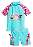 Playshoes zweiteilig Schwimmshirt Badeshorts Badebekleidung Unisex Kinder,Flamingo,98-104