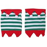 NUOBESTY 2 Stück Festliche Pferdebeinschoner Gestreift Atmungsaktive Steh Gamaschen mit Weichem...