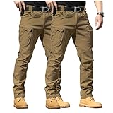 2Pc Wanderhose Herren Zip Off Militärische Enthusiast Hosen Outdoor Training Verschleißfeste Multi...