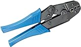 Fixpoint 11790 Crimpzange für Isolierte Kabelschuhe profi Ausführung, Blau, 1x