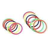 Thonlai 2er-Pack Ringwurfspiel, Dehnbares Stirnband mit Bunten Reifen für Partyspiele, Brautparty,...