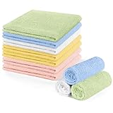 ALIIP Set Seiftuch 25x25cm, 10er Handtücher Klein für Gesicht und Hände, Handtuch Set Saugstark,...