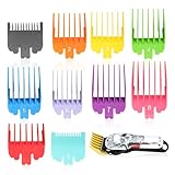 Muepuu Haarschneideraufsatz, 10Pcs Aufschiebekämme für Schermaschine, 1mm-15mm Clipper guards,...