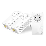 STRONG - Powerline 600 Triple EU Set - 3 Powerline-Adapter 600 Mbps - Fast-Internetzugang -...