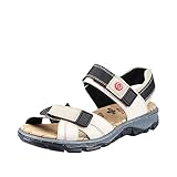 Rieker Damen 68851 Sandalen, Crema Champignon, 39 EU