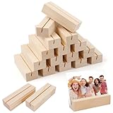 Kartenhalter Holz Tischkartenhalter Menükartenhalter Postkartenhalter - 20 Stück Tischkartenhalter...