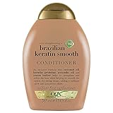OGX Brazilian Keratin Smooth Conditioner (385 ml), glättende Haarspülung mit brasilianischem...
