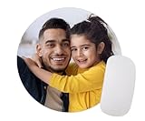 ORWO – rundes Mousepad mit Foto | rutschfest | Mauspad selbst gestalten für Büro & Gaming |...