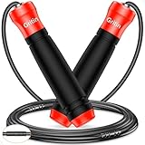 Gritin Springseil, Speed Rope Verstellbar mit Rutschfest & Ergonomisch Griffe, 3 Meter Länge...