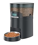 HoneyGuaridan Futterautomat für Katze, 4.5L Futterspender Katze mit Timer und Trocknungsmittelbox,...