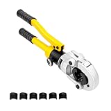 PBTERDTF 8T Hydraulische Crimpzange mit 4 Stück Crimpformen 16-32mm Crimpzange Hydraulische...