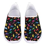 Jndtueit Sport-Sneaker, lässiger Netzstoff, Loafer, breite Zehenpartie, Wanderschuhe für Damen,...