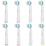 8 Stück Ortho Care Aufsteckbürsten, Kompatibel mit Braun Oral B Elektrische Zahnbürste für die...