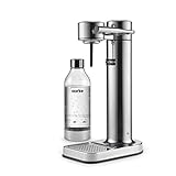 Aarke Carbonator II Wassersprudler (Edelstahl Gehäuse, Soda Sprudelwasser, inkl. BPA-freie...