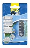 Tetra TH 35 Aquarienthermometer (präzises Flüssigkeitsthermometer zur Befestigung außen auf der...