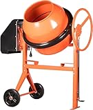 SIRL B135 Betonmischer 230V Mischmaschine Beton Zementmischer Mörtelrührer (125 Liter...