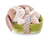 NICI Kuscheltier Hase Cappuccino 12 cm – Stofftier aus weichem Plüsch, niedliches Plüschtier im...