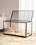 VEVOR Hamsterkäfig, 360°-Sicht, transparenter Hamsterlebensraum, Kleintierkäfig, 96x47x55 cm,...